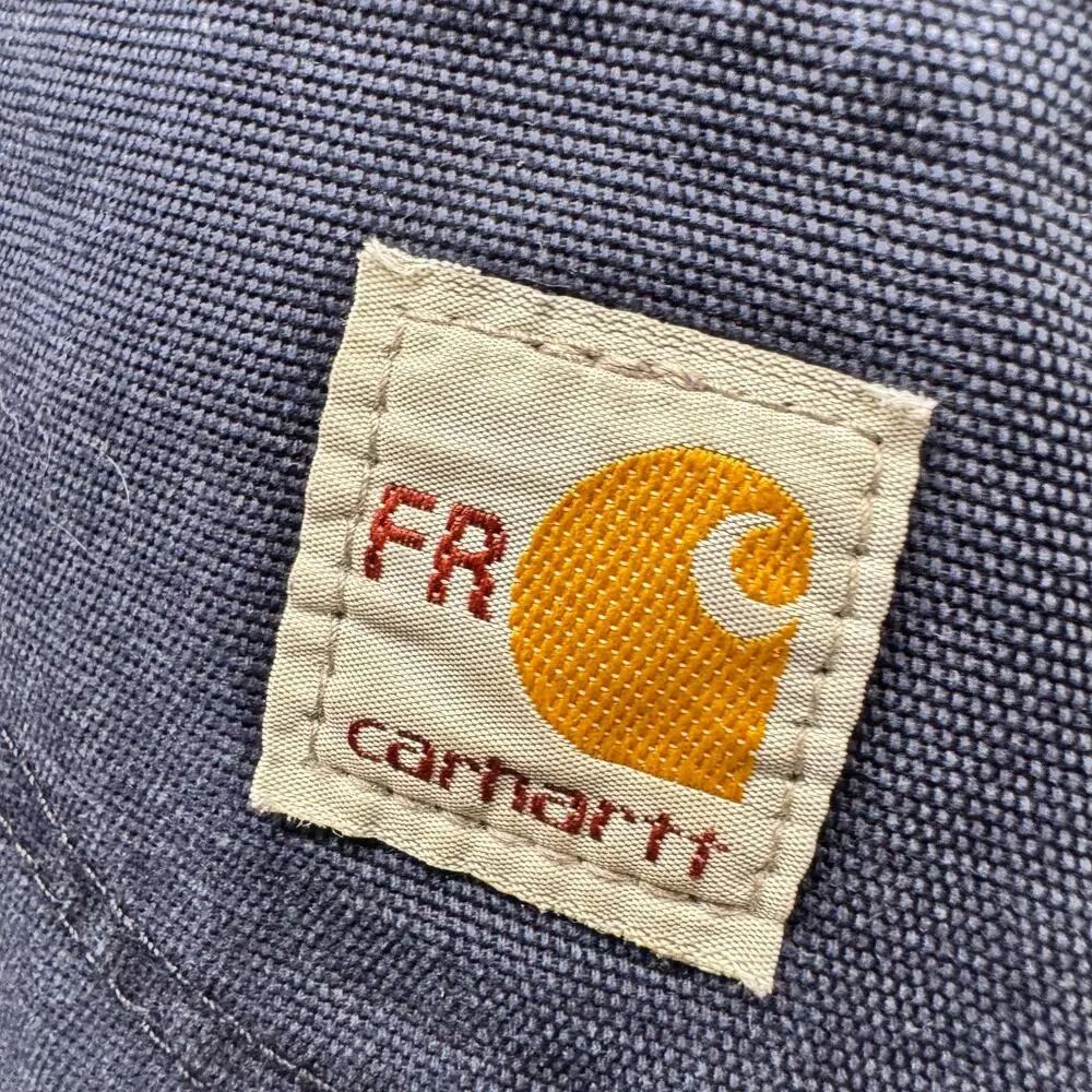 Carhartt FR Pants Mens 40x32 (40x31 ACTUAL) Blue Flame Resistant Canvas Work‎